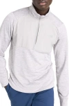 New Balance Men's Athletics Heat Grid 1/2 Zip In Athletic Grey