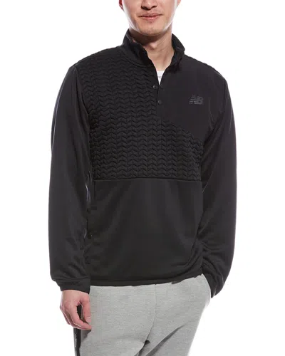 New Balance Heatloft Pullover In Black