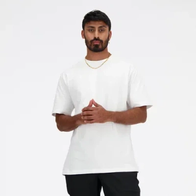 New Balance Men's Athletics Cotton T-shirt In White