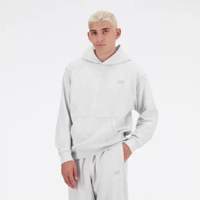 NEW BALANCE HERREN ATHLETICS FRENCH TERRY HOODIE IN GRAU, BAUMWOLLFLEECE, GRÖSSE XS
