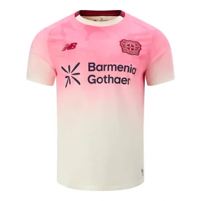New Balance Herren Bayer 04 Away Short Sleeve Jersey In Schwarz, Polyester, Grösse S In Multi