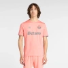 New Balance Herren Fc Porto Away Short Sleeve Jersey In Schwarz, Polyester, Grösse S In Pink