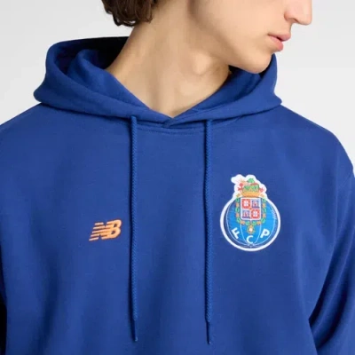 New Balance Herren Fc Porto Terry Hoodie In Blau, Polyester, Grösse Xl In Blue