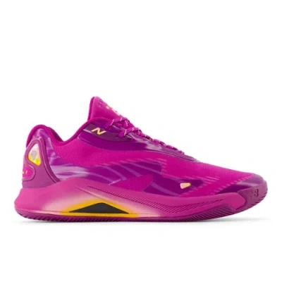 New Balance Unisex Kawhi Iv Basketball Shoes In Purple/pink/grey