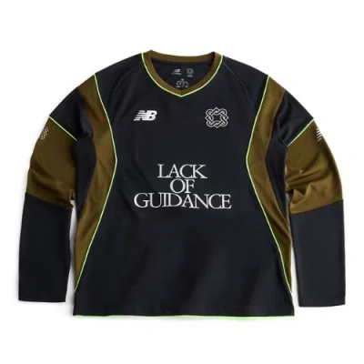 New Balance Unisex Nb X Lack Of Guidance Long Sleeve Jersey In Black