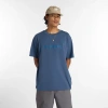 New Balance Herren Numeric Cotton T-shirt In Blau, Baumwolle, Grösse Xl In Blue