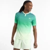 New Balance Herren Printed Tournament Top In Grün, Poly-strick, Grösse M In Multi