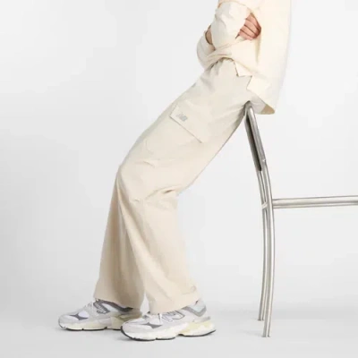 New Balance Herren Ripstop Cargo Pant In Grau, Polywoven, Grösse M In Green