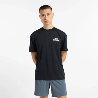 New Balance Men's Run Energy T-shirt In Black
