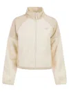 New Balance High Pile Fleece Jacket In White