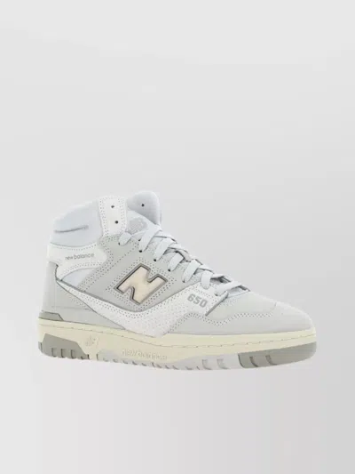 New Balance High-top Sneakers With Perforated Detailing And Rubber Sole In Multi