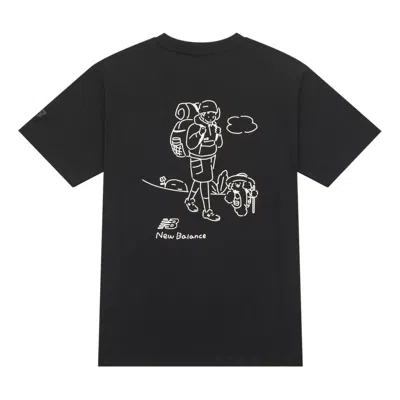 New Balance Hiking Graphic T-shirt 'black'