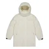New Balance Hooded Puffer Jacket 'white'