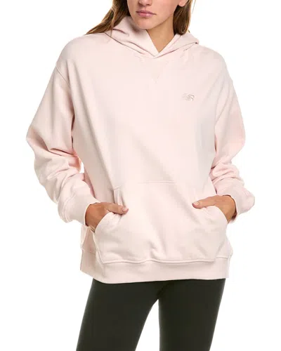 New Balance Athletics Hoodie In Pink