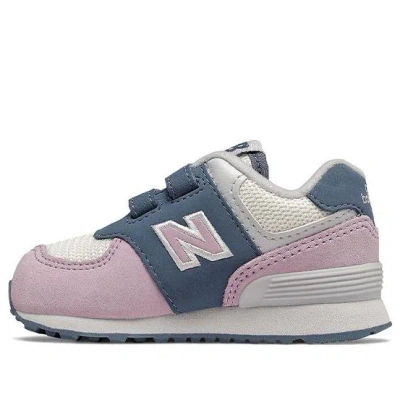 New Balance Hook / Loop 574 Blue Pink Toddler