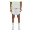 New Balance Hoops On Court 2 In 1 Shorts 'grey Matter' In Gray