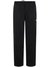 New Balance Icon Straight Leg Twill Pants In Black