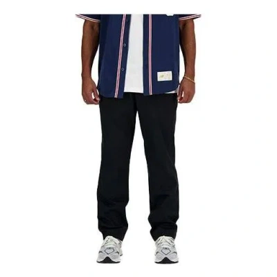 NEW BALANCE NEW BALANCE ICON TWILL TAPERED PANTS 'BLACK'