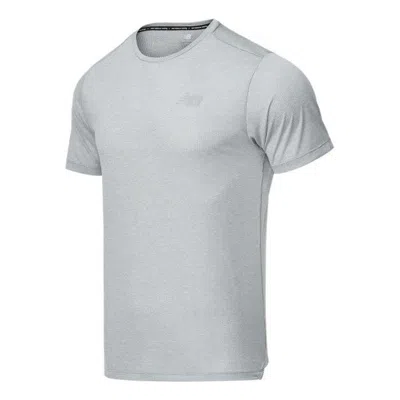 New Balance Impact Run Short Sleeve 'athletic Grey' In Gray