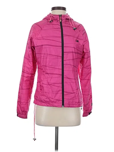 Pre-owned New Balance Jacket In Pink