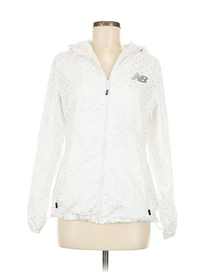 Pre-owned New Balance Jacket In White