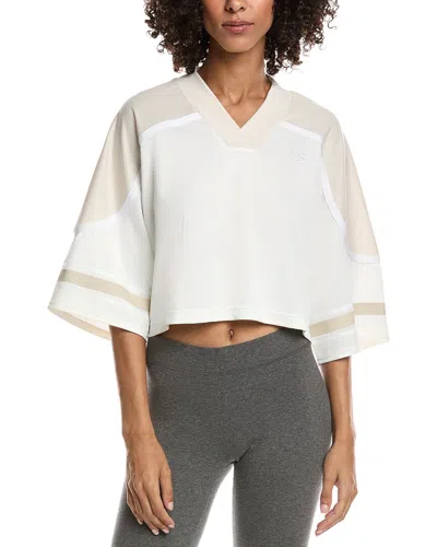 New Balance Jersey Mesh T-shirt In White