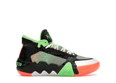 Pre-owned New Balance Kawhi 2 Goosebumps Sneakers In Black/vibrant Spring/dynomite