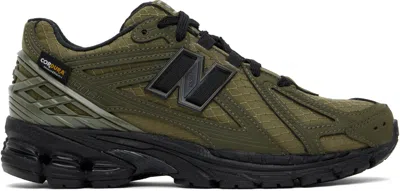 New Balance Khaki 1906r Trainers In Dark Camo/black