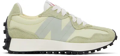 New Balance Khaki 327 Trainers In Olivine/pale Moss