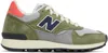 New Balance Khaki & Gray U475 Sneakers In Dark Olivine