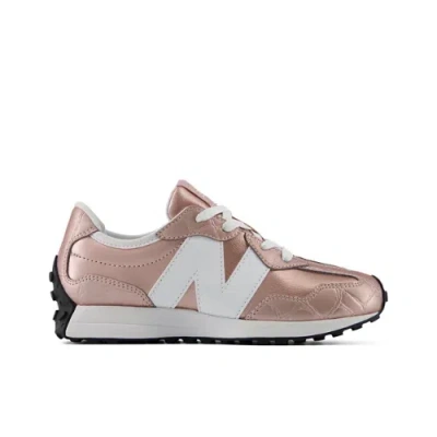 New Balance Kids' 327 Lace Sneakers In Pink/white