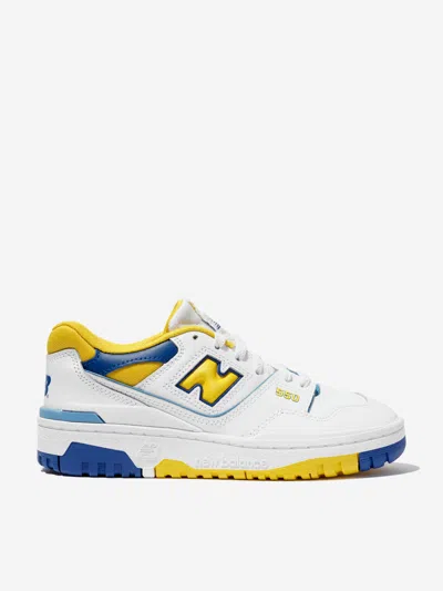 New Balance Kids 550 Logo Trainers In White