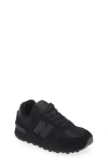 New Balance Kids' 574 Sneaker In Black/black