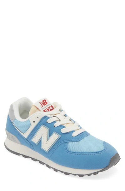 New Balance Kids' 574 Sneaker In Blue/ White