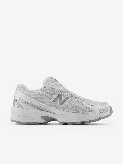 New Balance Kids 740 Bungee Lace Trainers In Silver