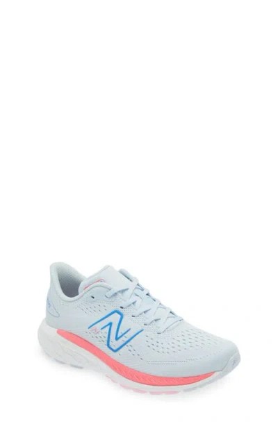 New Balance Kids' 860 Sneaker In Moondust/neon Pink