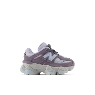 New Balance Kids' 9060 Bungee Sneakers In Purple/grey
