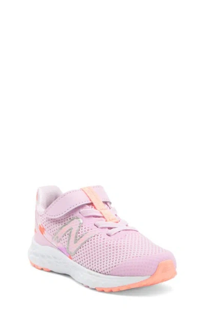 New Balance Kids' Arishi V4 Sneaker In Light Raspberry/ Grapefruit