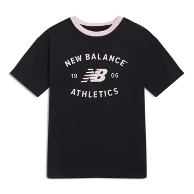 New Balance Kids' Athletics Varsity Graphic T-shirt In Black