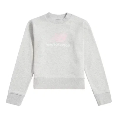 New Balance Kids' Bb Stacked Logo Crew Shirt In Multi