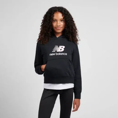 New Balance Kids' Bb Stacked Logo Hoodie