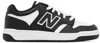 NEW BALANCE KIDS BLACK & WHITE 480 LITTLE KIDS SNEAKERS