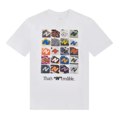 New Balance Kids' Celebrated Icons Graphic T-shirt In White