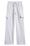 New Balance Girls   Wide Leg Cargo Pant In Gray