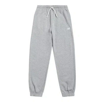 New Balance Kids' French Terry Small Logo Jogger In Gray