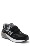 New Balance Round-headed Sports Shoes In Black