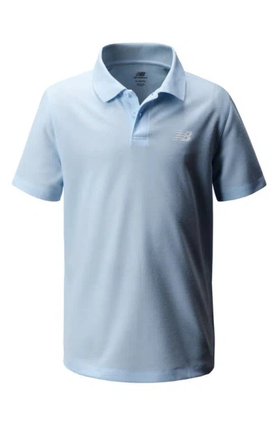New Balance Kids' Golf Polo In Quarry Blue