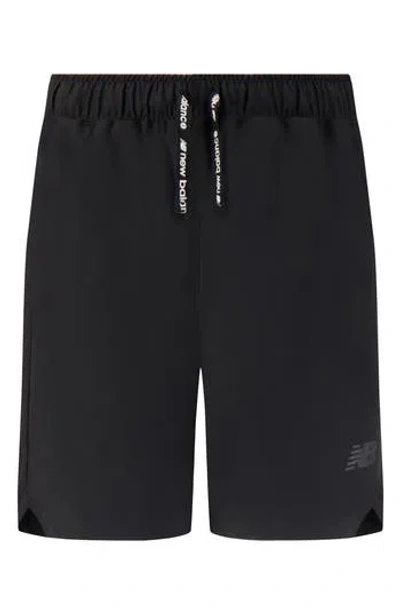New Balance Kids' Performance Stretch Pull-on Shorts In Black