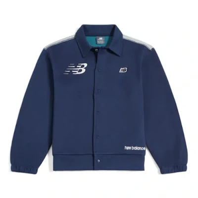 New Balance Kids' Premium Bomber Jacket In Blue