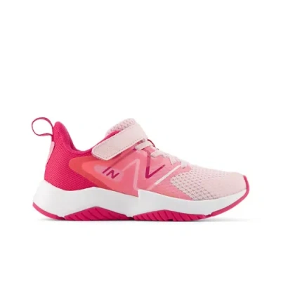 New Balance Rave Run V2 Bungee Lace With Top Strap (infant/toddler) Kids Shoes Rose Sugar/carnival Pink : 6 Todd In White